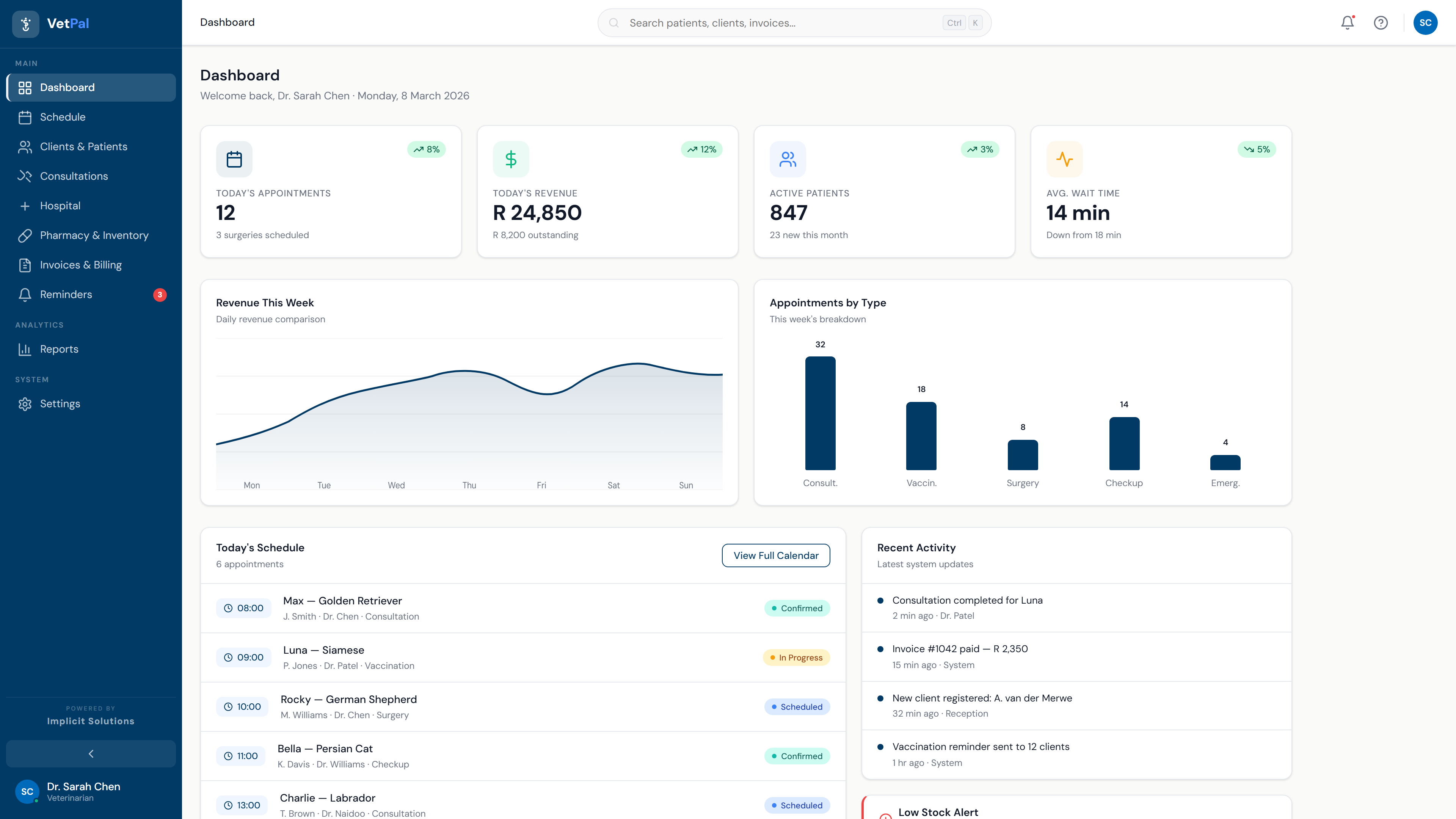 VetPal Dashboard